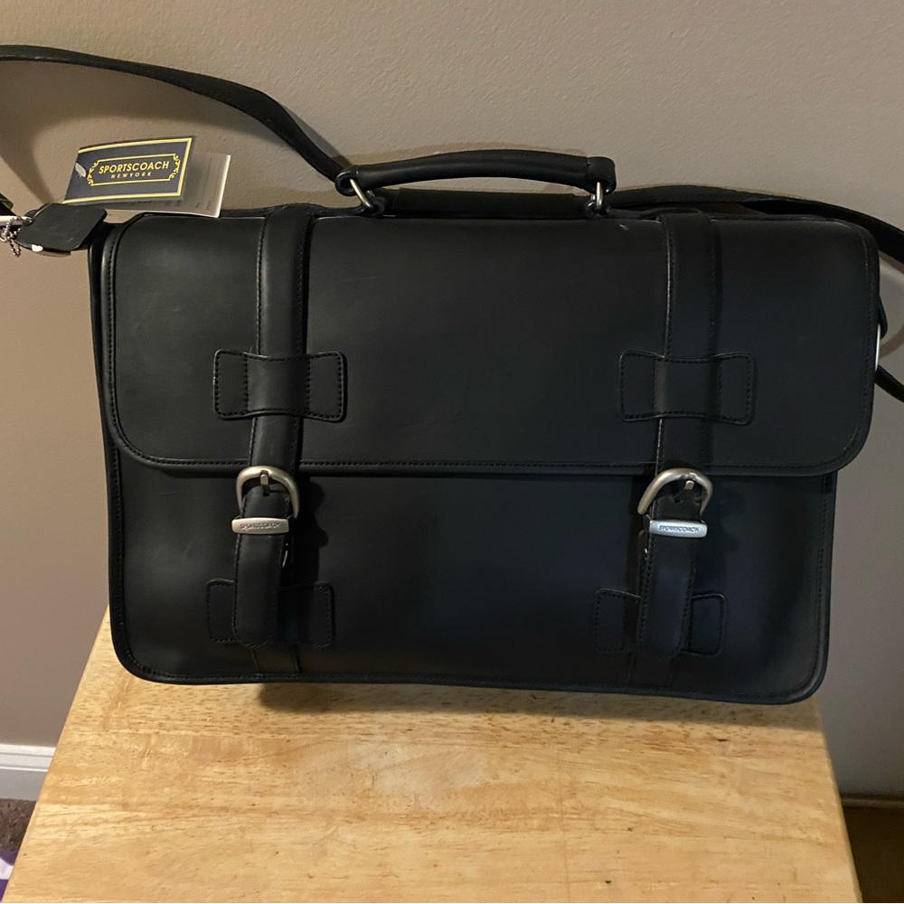 New stores price today black coach, leather briefcase for women